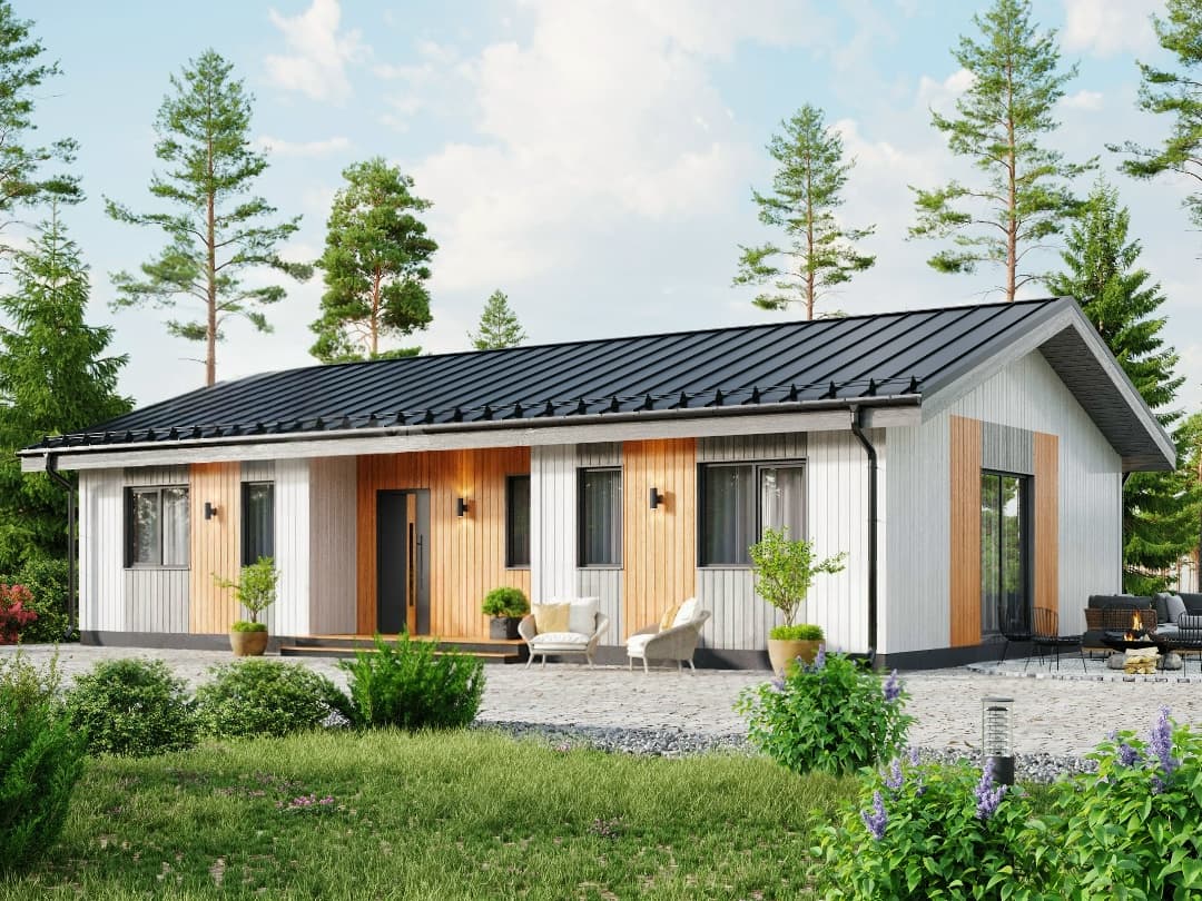 Каркасный дом «Двина» — 206 м²